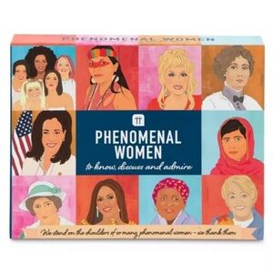 Talking Tables 60 Phenomenal Women in History Flashcards Game female empowerment